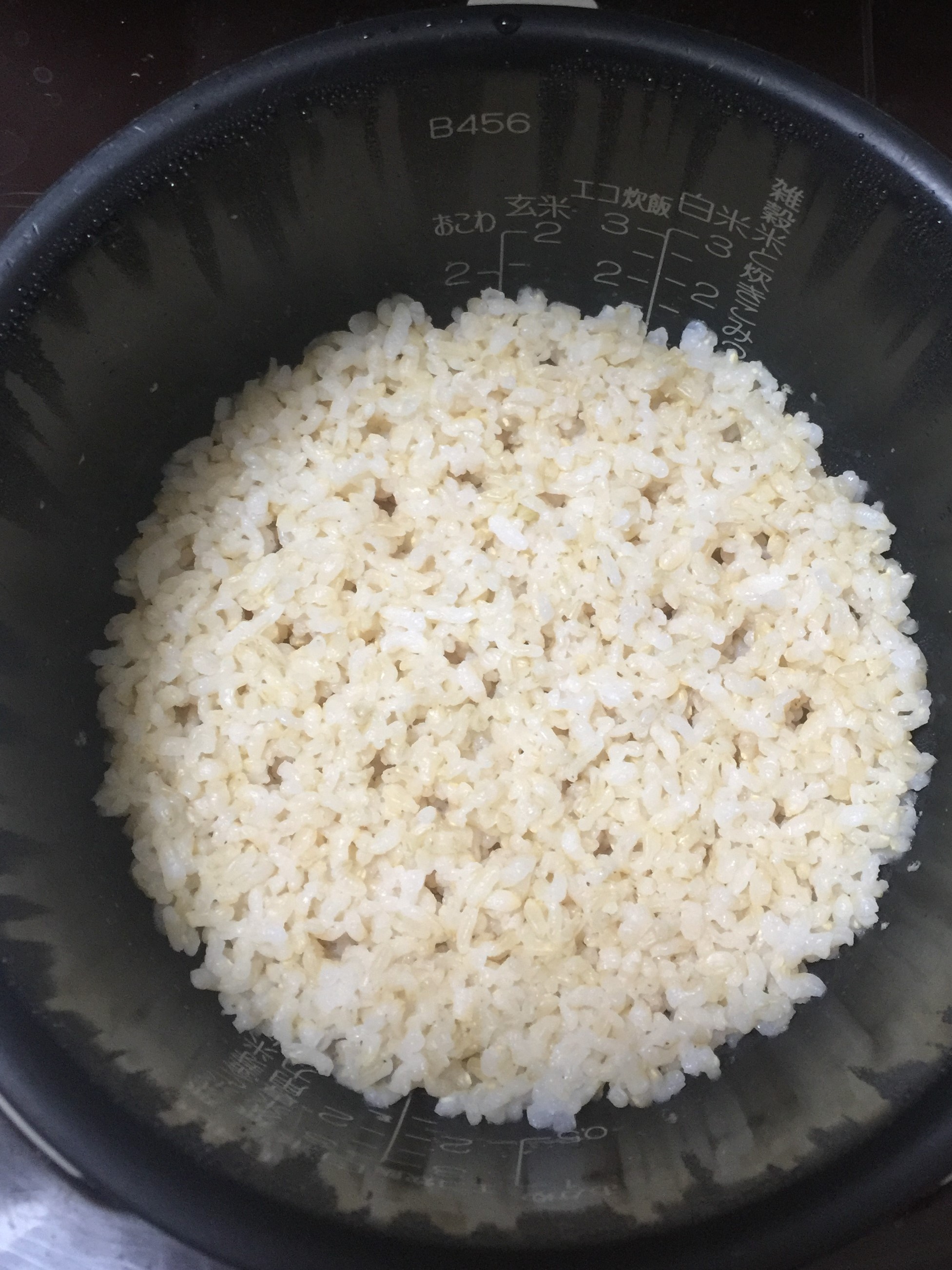 玄米炊き方圧力鍋